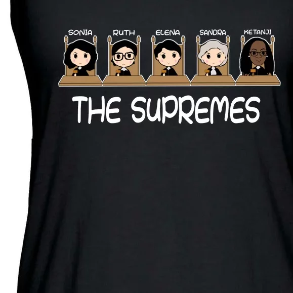 THE SUPREMES Ketanji Brown Jackson RBG Sotomayor Cute Ladies Essential Flowy Tank