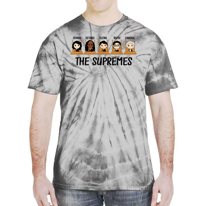 THE SUPREMES Ketanji Brown Jackson RBG Elena Sandra Ruth Sonia Tie-Dye T-Shirt