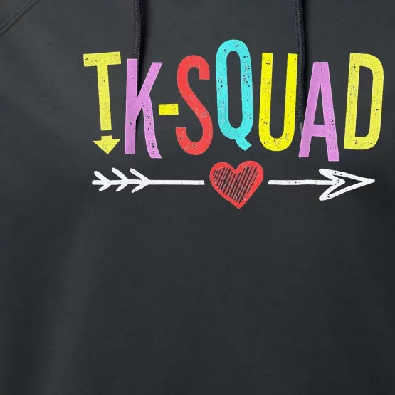 TK Squad Kindergarten Teachers Students Back To School Gift Performance Fleece Hoodie