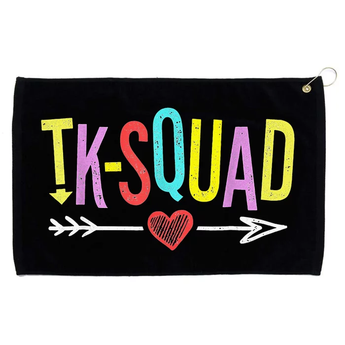 TK Squad Kindergarten Teachers Students Back To School Gift Grommeted Golf Towel