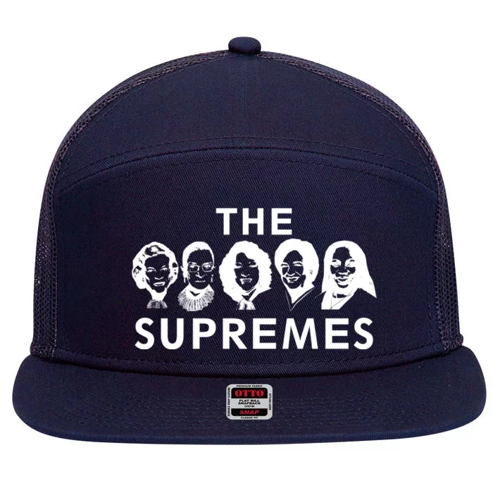 The Supremes Ketanji Brown Jackson SCOTUS RBG Supreme Court 7 Panel Mesh Trucker Snapback Hat