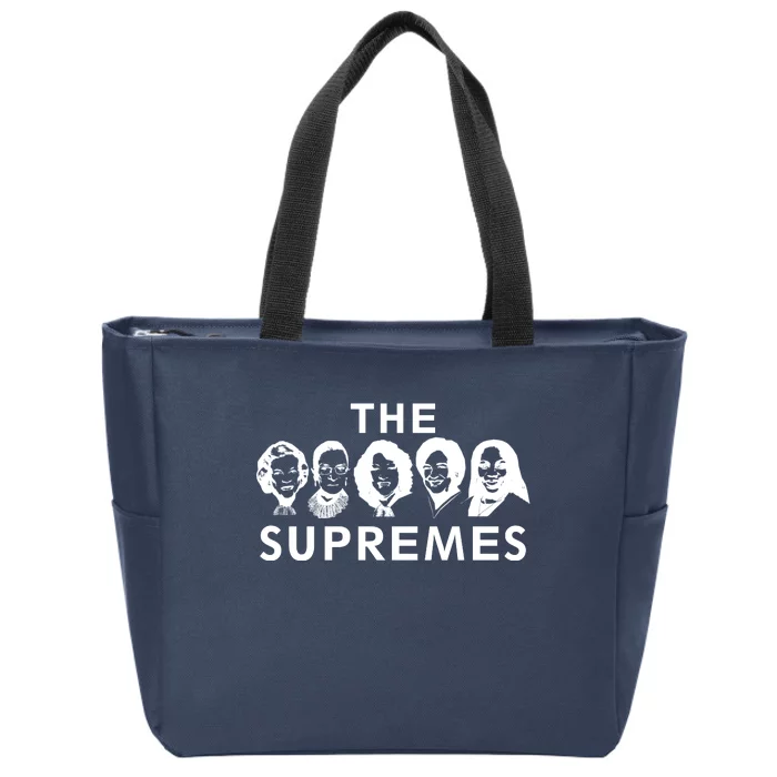 The Supremes Ketanji Brown Jackson SCOTUS RBG Supreme Court Zip Tote Bag