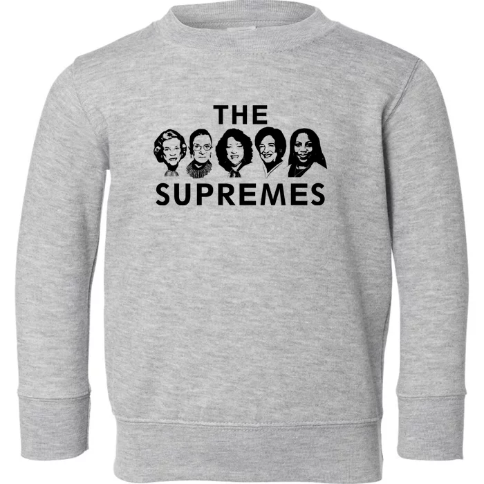 The Supremes Ketanji Brown Jackson SCOTUS RBG Supreme Court Toddler Sweatshirt