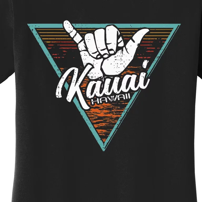 Tropical Shaka Kauai Hawaii Kauai Hi Women's T-Shirt