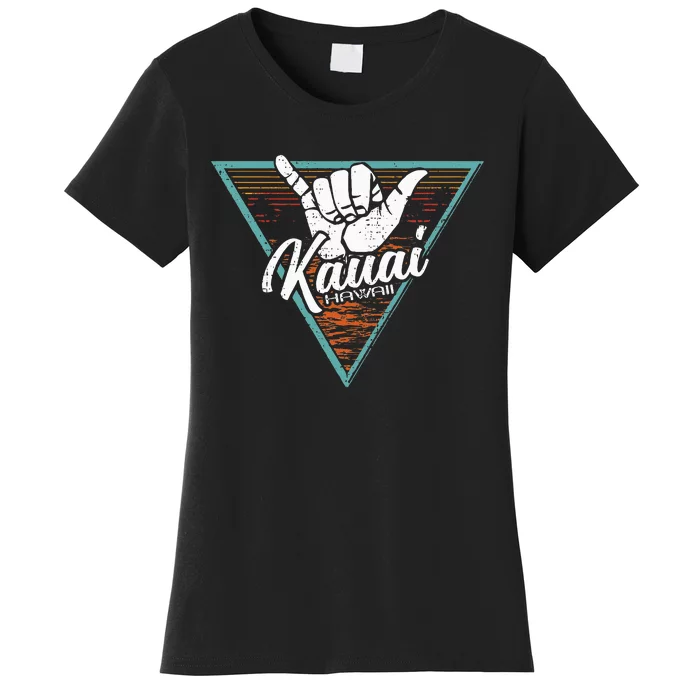 Tropical Shaka Kauai Hawaii Kauai Hi Women's T-Shirt