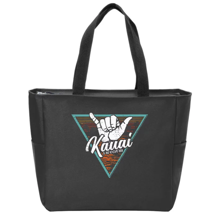 Tropical Shaka Kauai Hawaii Kauai Hi Zip Tote Bag