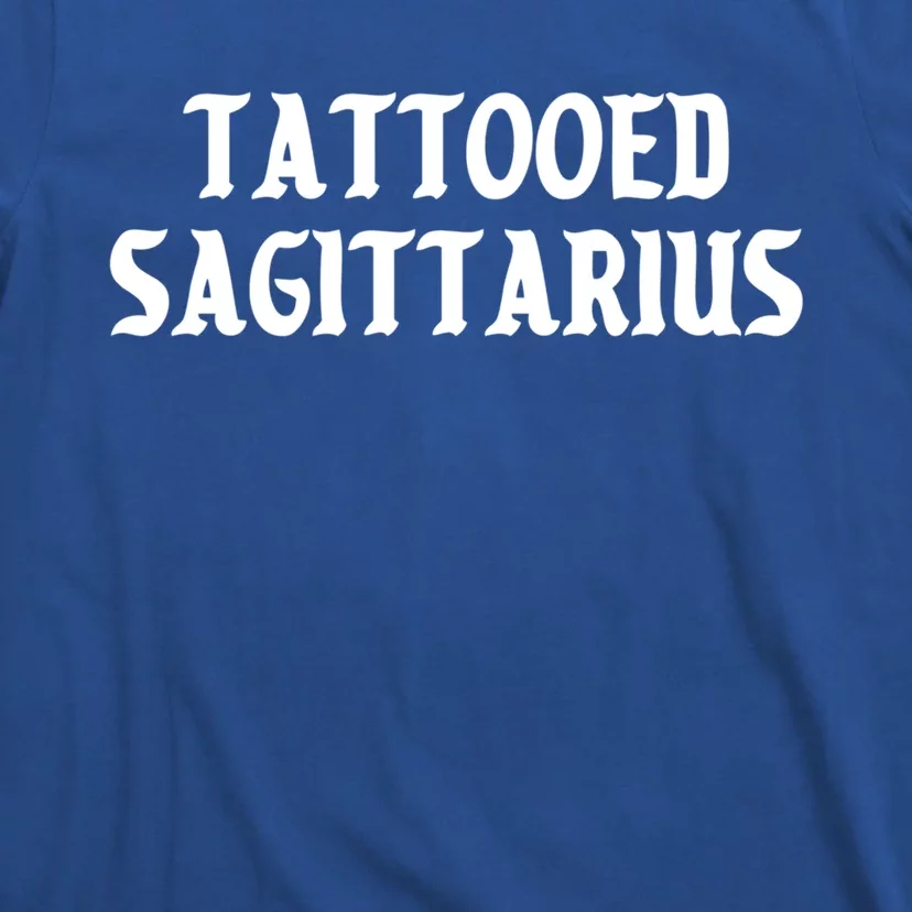 Tattooed Sagittarius Kawaii Goth Tattoo Aesthetic Horoscope Gift T-Shirt