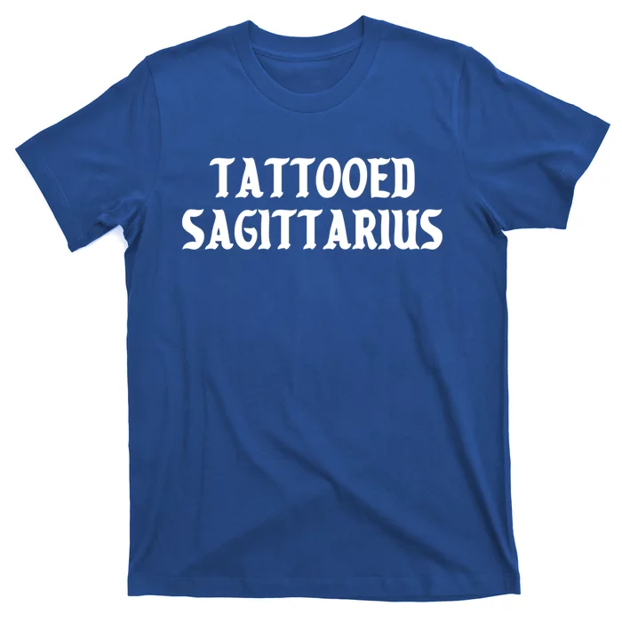 Tattooed Sagittarius Kawaii Goth Tattoo Aesthetic Horoscope Gift T-Shirt