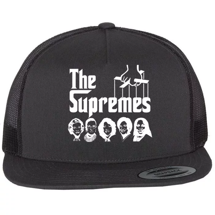 The Supremes Ketanji Brown Jackson SCOTUS RBG Judge Meme Flat Bill Trucker Hat