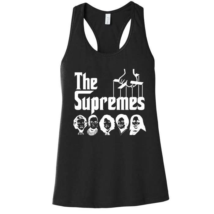 The Supremes Ketanji Brown Jackson SCOTUS RBG Judge Meme Women's Racerback Tank