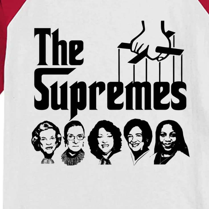 The Supremes Ketanji Brown Jackson SCOTUS RBG Judge Meme Kids Colorblock Raglan Jersey