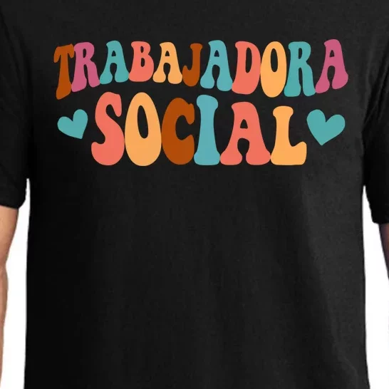 Trabajadora Social Latina Social Worker Spanish Msw Chingona Gift Pajama Set