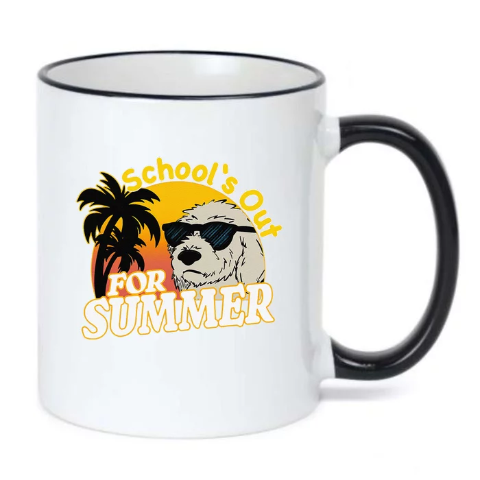 Teachers Students Last Day Of Schools Out For Summer School Black Color Changing Mug