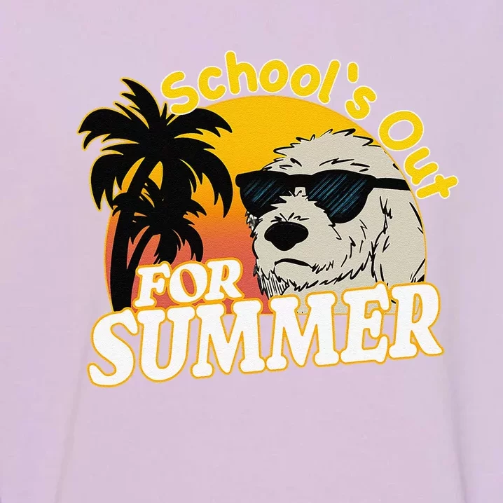 Teachers Students Last Day Of Schools Out For Summer School Garment-Dyed Sweatshirt