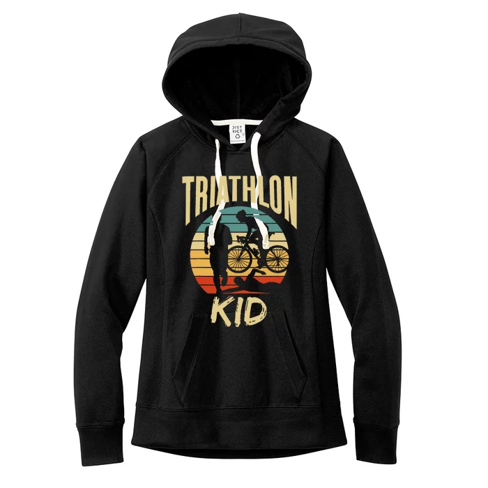 Triathlon Sport Lover Triathlete Women's Fleece Hoodie