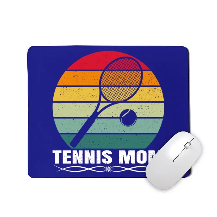 Tennis Sports Lover Vintage Tennis Mom Mother's Day Cute Gift Mousepad