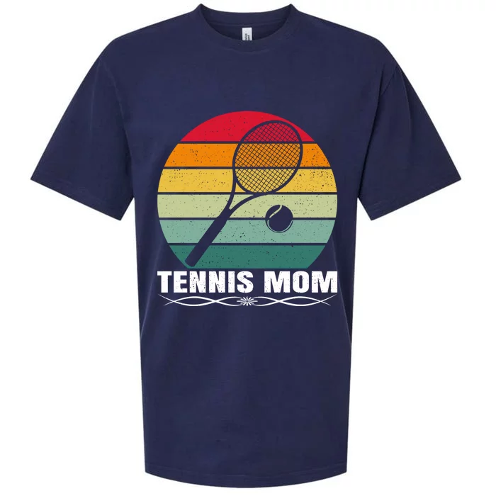 Tennis Sports Lover Vintage Tennis Mom Mother's Day Cute Gift Sueded Cloud Jersey T-Shirt