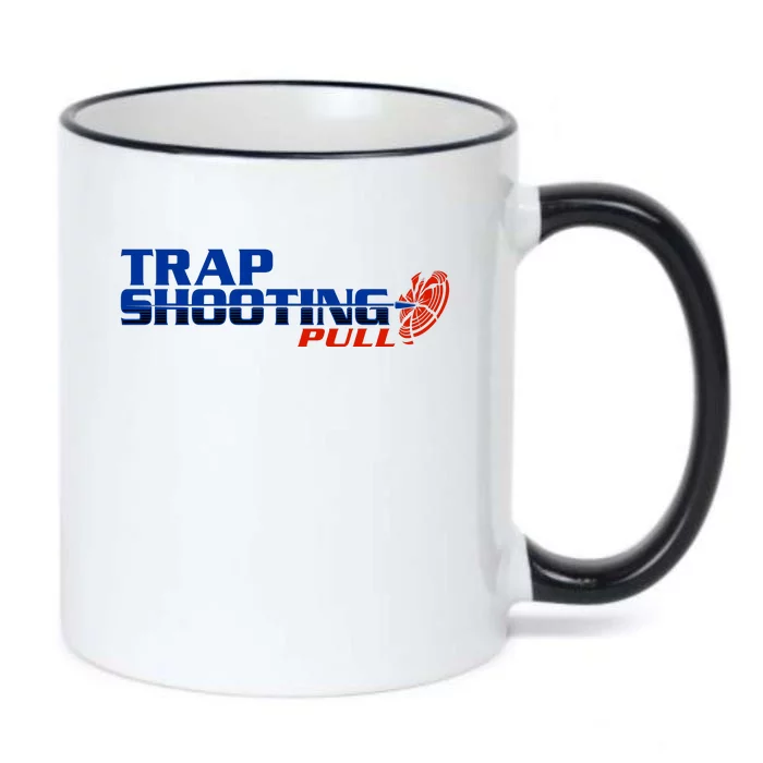 Trap Shooting Logo Black Color Changing Mug