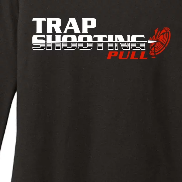 Trap Shooting Logo Womens CVC Long Sleeve Shirt