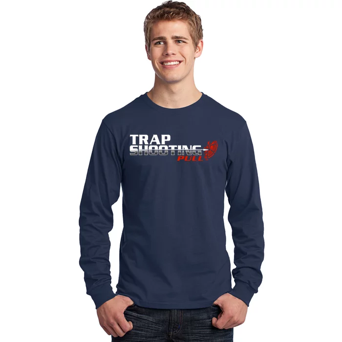 Trap Shooting Logo Long Sleeve Shirt