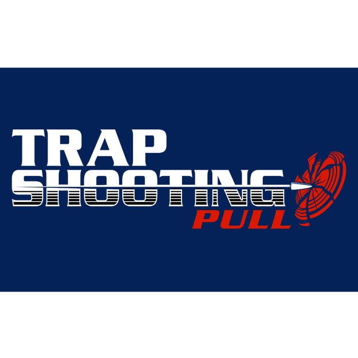 Trap Shooting Logo Bumper Sticker