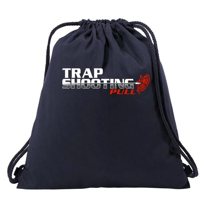 Trap Shooting Logo Drawstring Bag