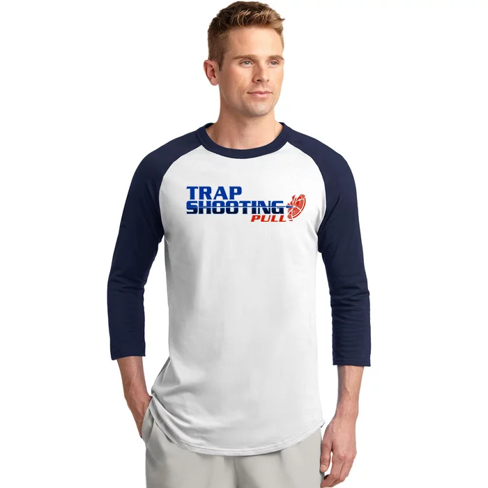 Trap Shooting Logo Baseball Sleeve Shirt