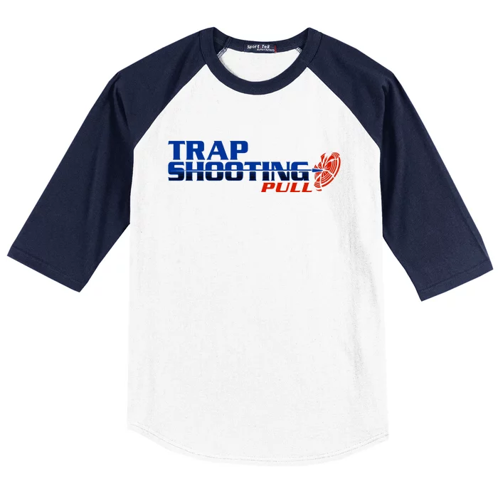 Trap Shooting Logo Baseball Sleeve Shirt