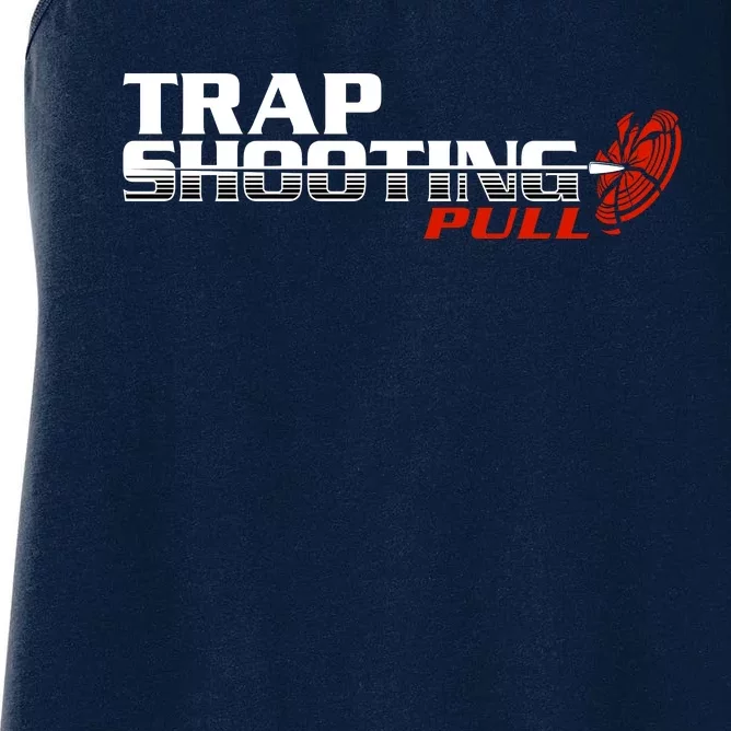 Trap Shooting Logo Women's Racerback Tank