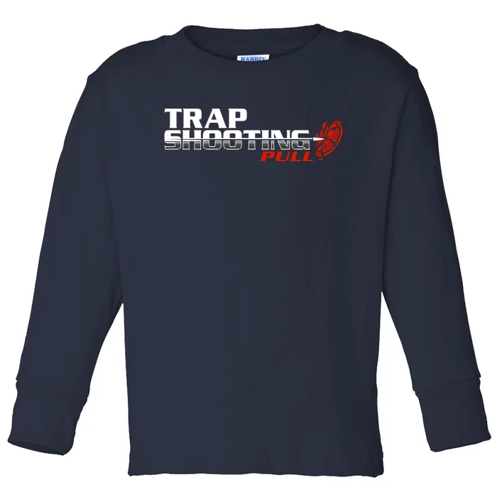 Trap Shooting Logo Toddler Long Sleeve Shirt