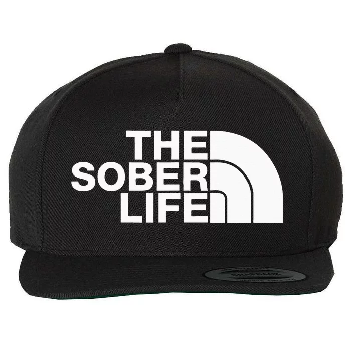 The Sober Life Na Aa Sober Recovery Wool Snapback Cap