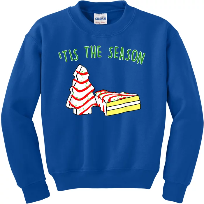 The Season Little Debbie Inspired Christmas Tree Snack Cake Kids Sweatshirt