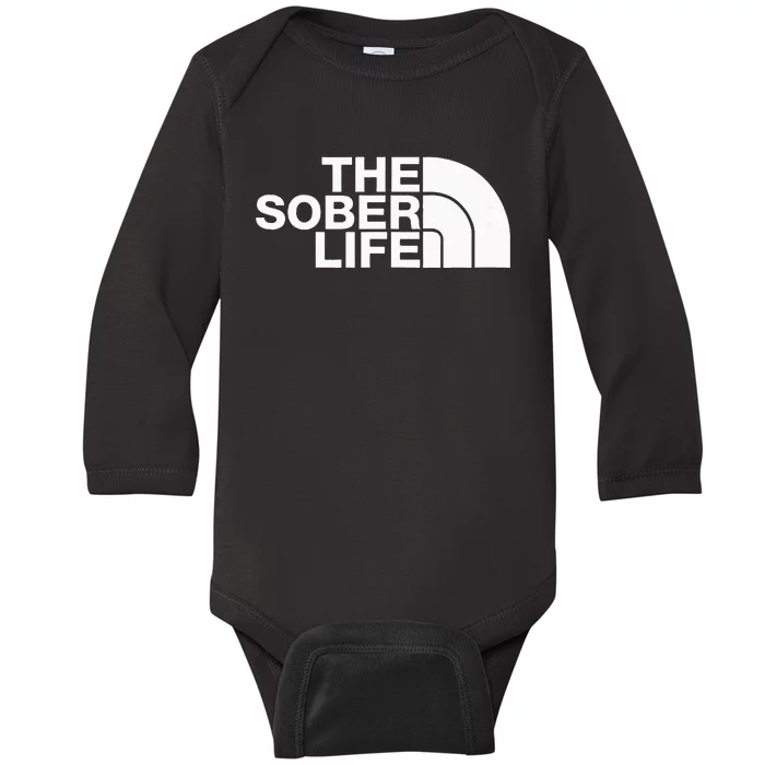 The Sober Life NA AA Sober Recovery Baby Long Sleeve Bodysuit