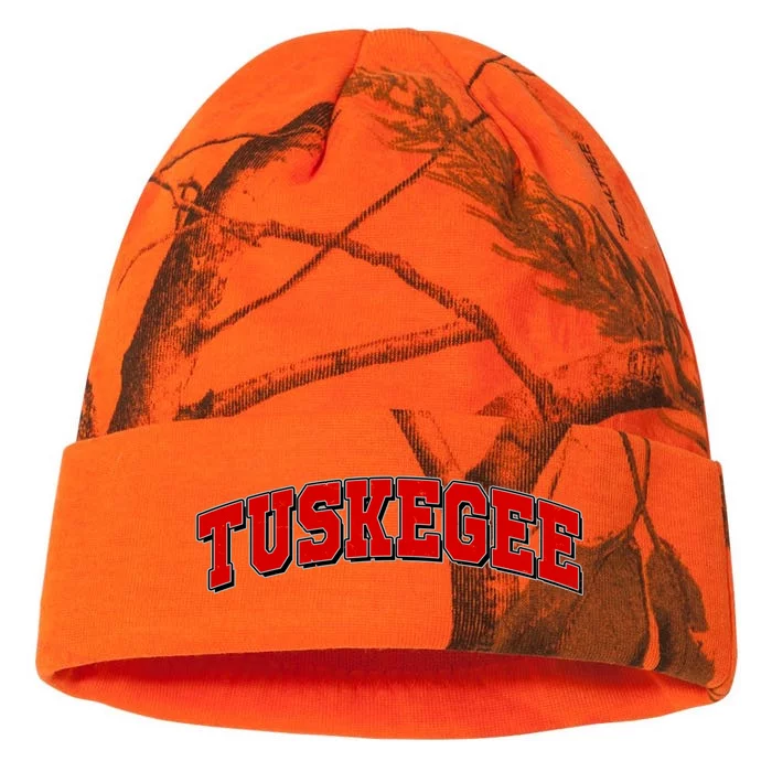 Tuskegee Sporty Logo Kati - 12in Camo Beanie