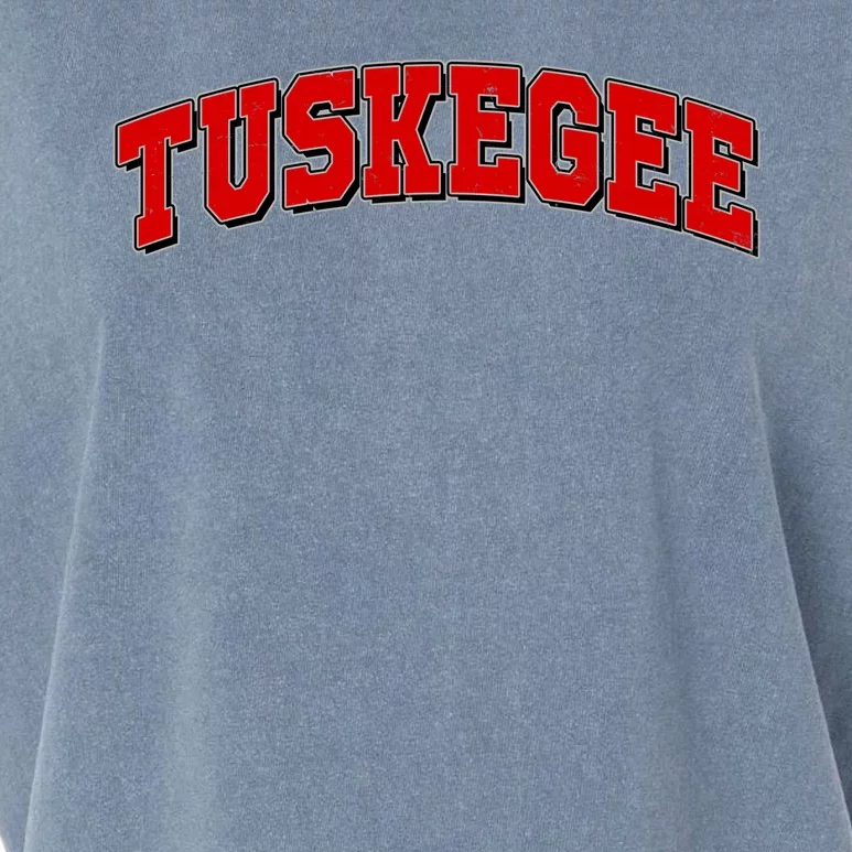 Tuskegee Sporty Logo Garment-Dyed Women's Muscle Tee