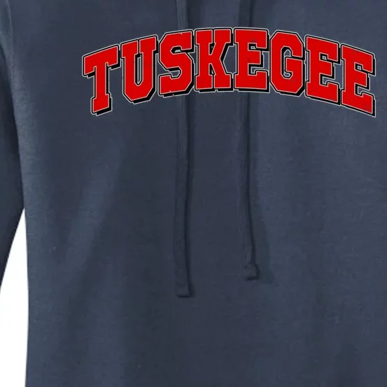 Tuskegee Sporty Logo Women's Pullover Hoodie