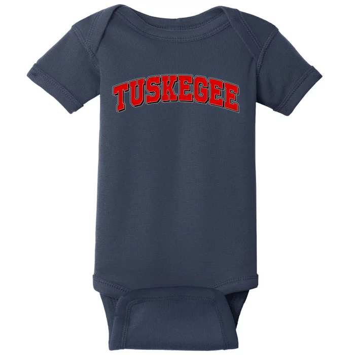 Tuskegee Sporty Logo Baby Bodysuit