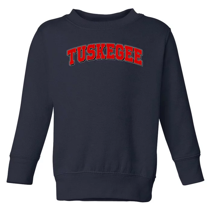 Tuskegee Sporty Logo Toddler Sweatshirt