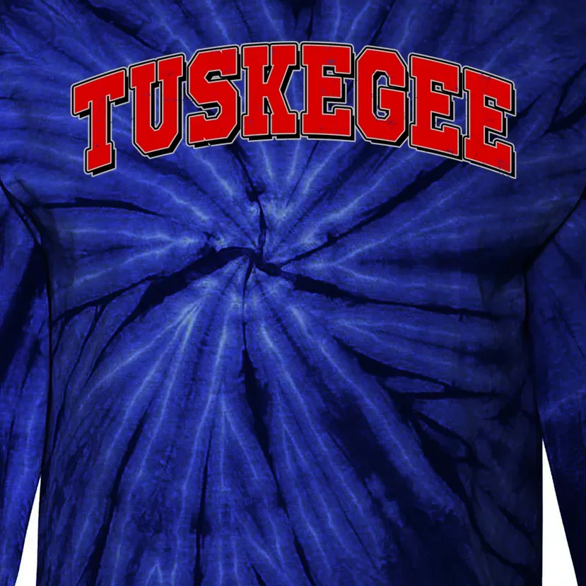 Tuskegee Sporty Logo Tie-Dye Long Sleeve Shirt