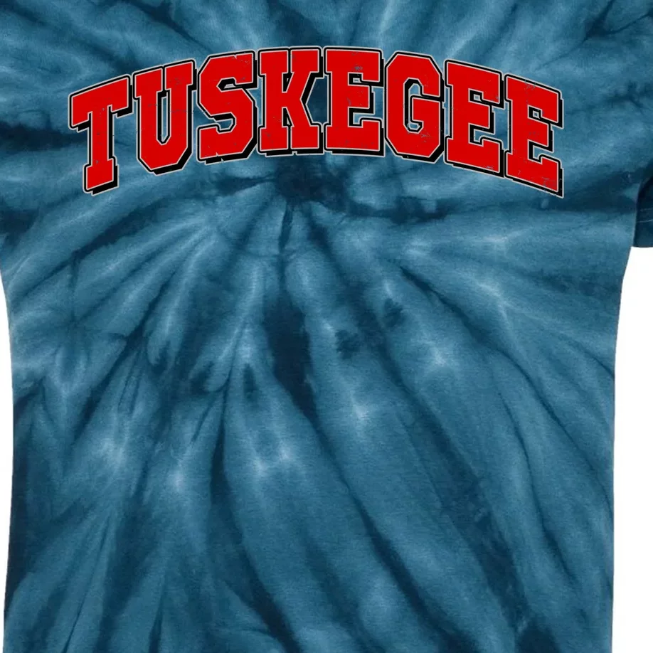 Tuskegee Sporty Logo Kids Tie-Dye T-Shirt