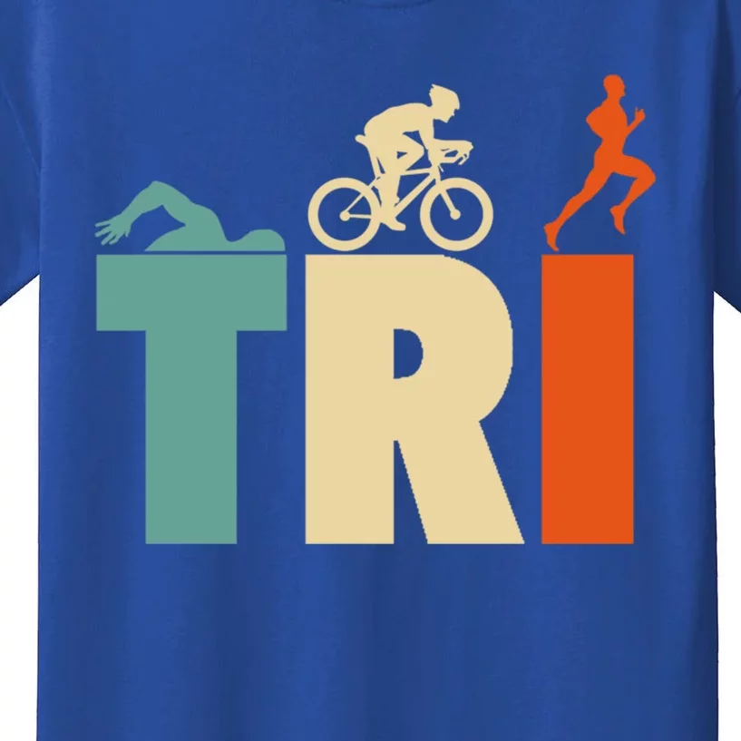 Triathlon Sport Lovers Gift Triathlon Gift Thletes Gift Kids T-Shirt