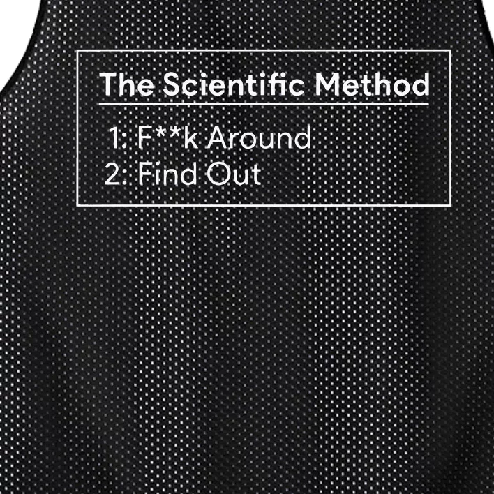 The Scientific Method Fuck Around Find Out Mesh Reversible Basketball Jersey Tank