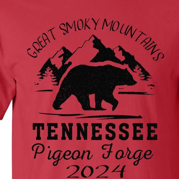 Tennessee Smoky Mountains Family Vacation 2024 Pigeon Forge Tall T-Shirt