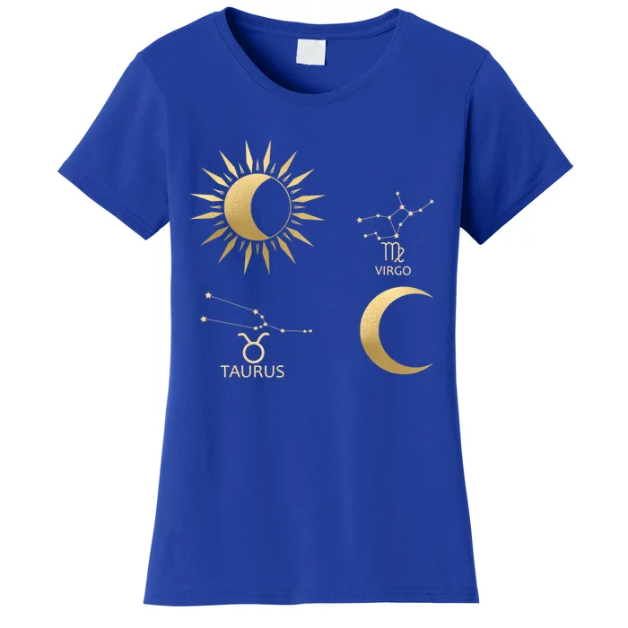 Taurus Sunvirgo Moon Zodiac Funny Gift Women's T-Shirt