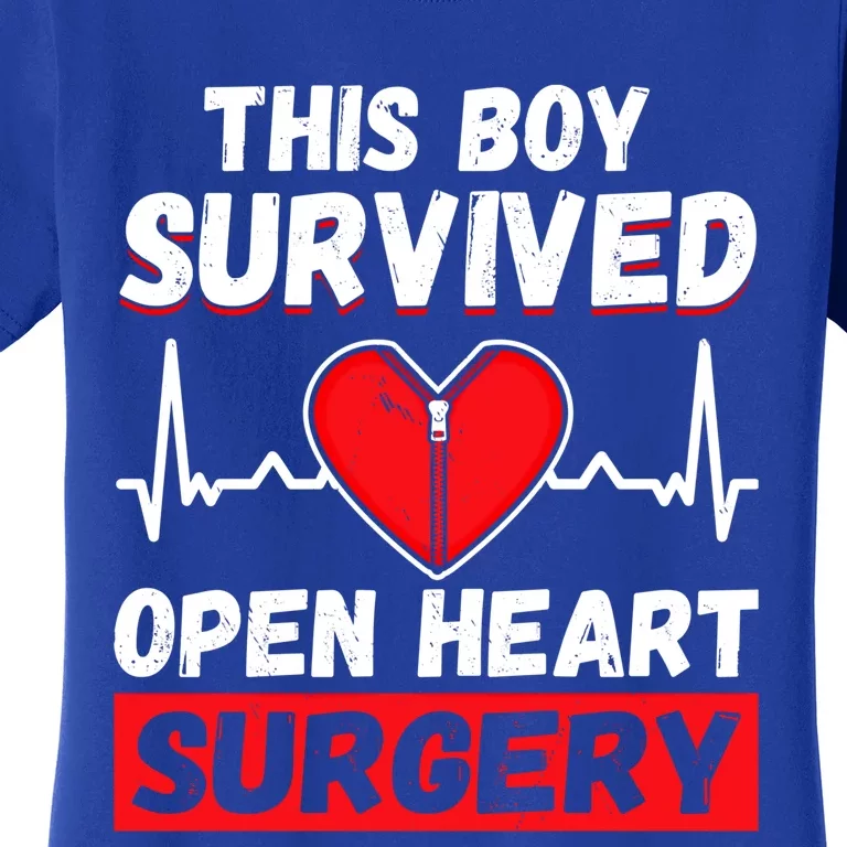 This Survived Meaningful Gift Survivor Open Heart Surgery Gift Women's T-Shirt