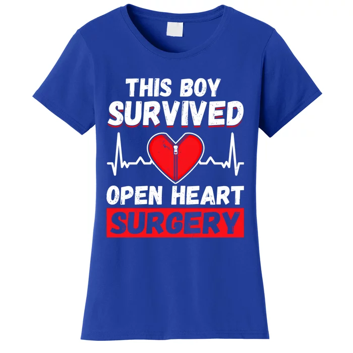 This Survived Meaningful Gift Survivor Open Heart Surgery Gift Women's T-Shirt