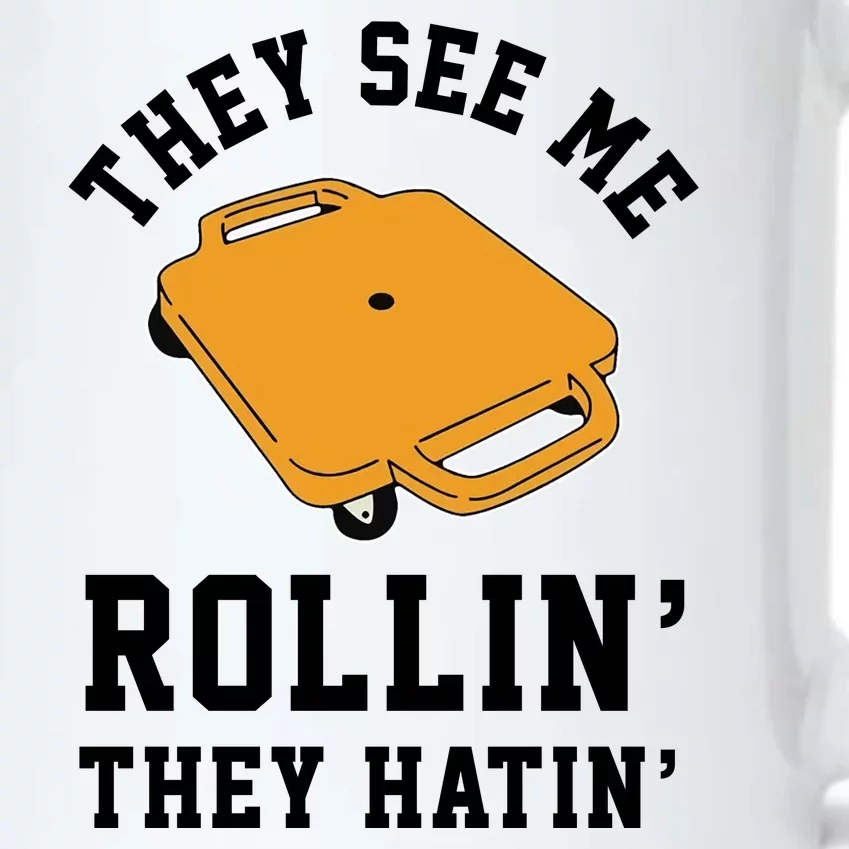 They See Me Rollin They Hatin 90s Scooter Funny Black Color Changing Mug