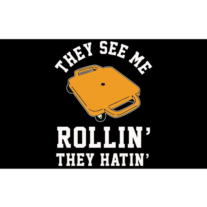 They See Me Rollin They Hatin 90s Scooter Funny Bumper Sticker