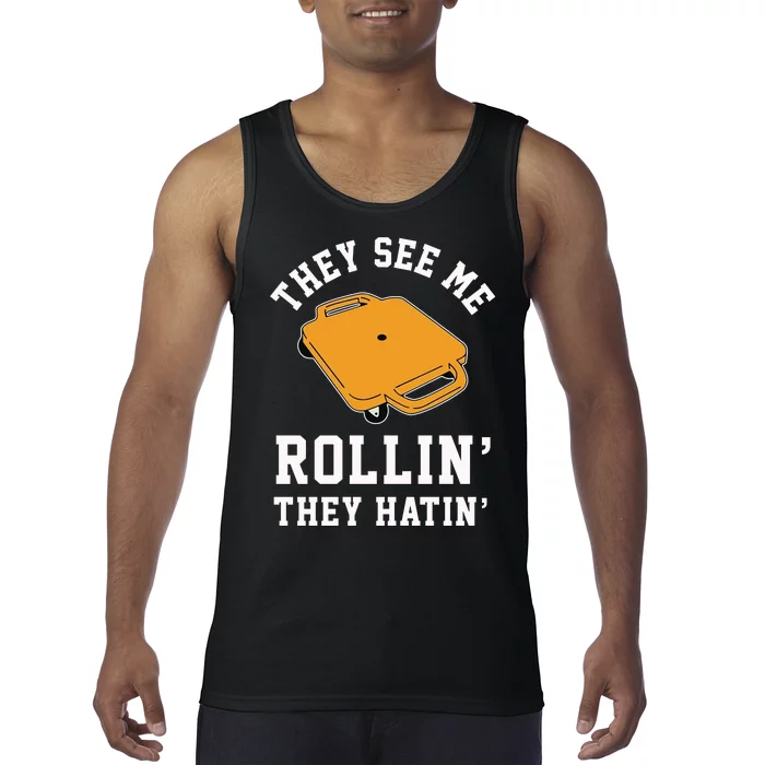 They See Me Rollin They Hatin 90s Scooter Funny Tank Top