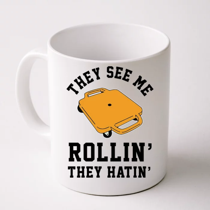 They See Me Rollin They Hatin 90s Scooter Funny Front & Back Coffee Mug